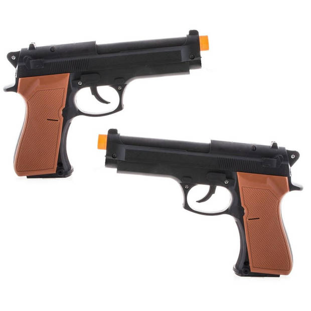 Verkleed speelgoed wapens pistool van kunststof - Politie/soldaten thema - Verkleedattributen