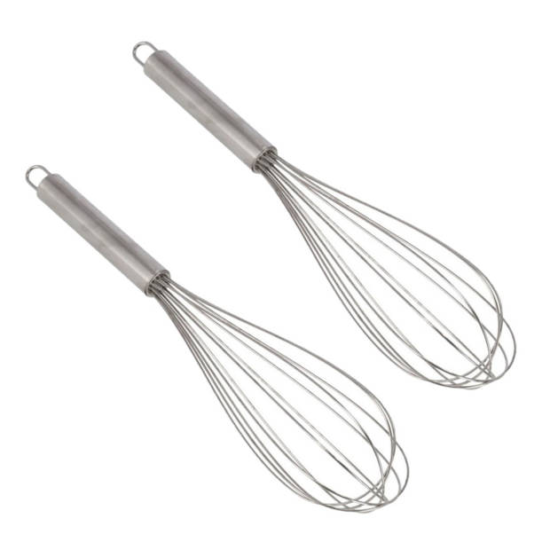 2x stuks gardes/kloppers RVS met ophangoog 25 cm - Keuken gardes