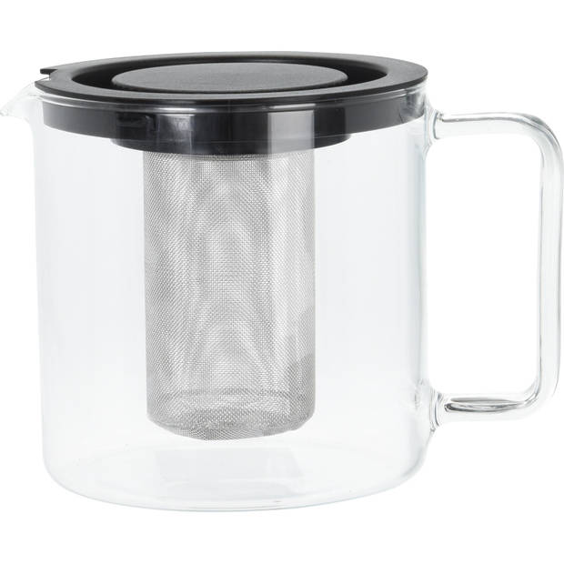 Glazen theepot 1.3 liter met filter/infuser - Theepotten