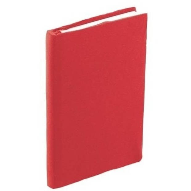 2x stuks rekbare schoolboeken hoezen rood A5 - Kaftpapier