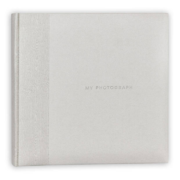 Fotoboek/fotoalbum Luis met 20 paginas wit 24 x 24 x 2 cm - Fotoalbums