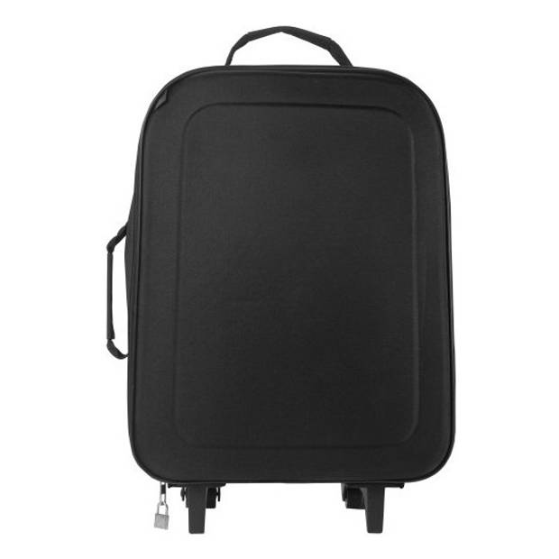 Koffer op wieltjes zwart 46 cm - Reiskoffers