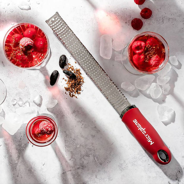 Microplane Rasp Premium Classic - Fijn - Pomegranate Red