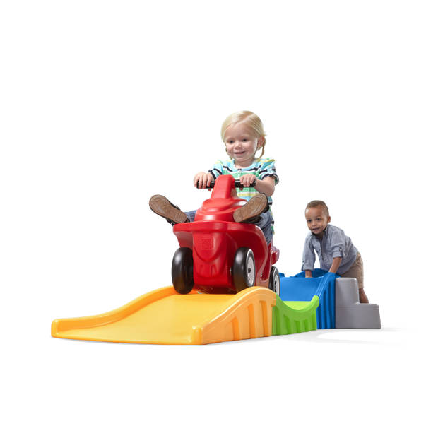 Step2 Up & Down Roller Coaster Speelgoed Achtbaan Anniversary Edition Kinderachtbaan met loopauto