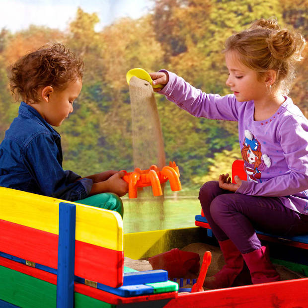 AXI Kinderzandbak Ella regenboogkleurig