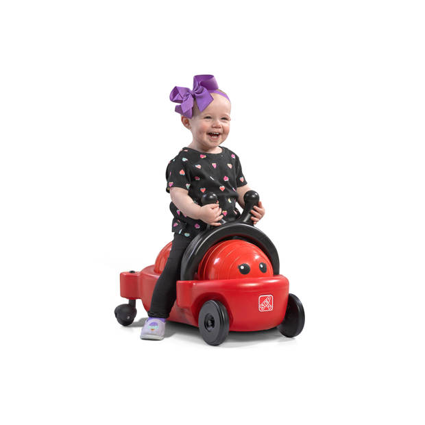 Step2 Bouncy Buggy Lieveheersbeestje Skippybal / Loopauto 2-in-1 Speelgoed voor kinderen vanaf 2 in de vorm van een
