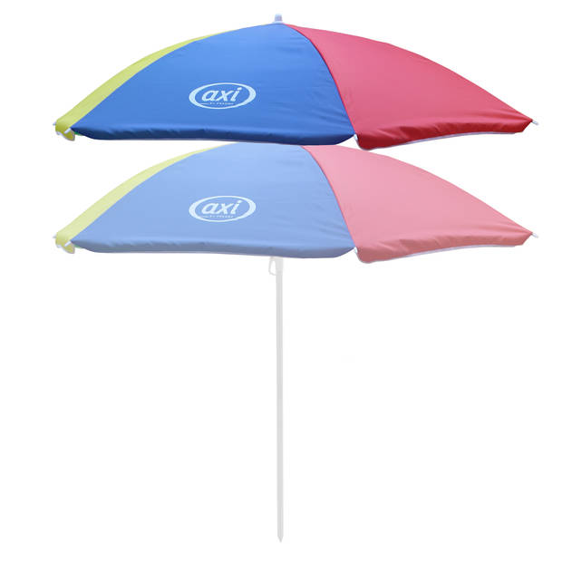 AXI Parasol ?125 cm voor kinderen in regenboog kleuren Compatibel met AXI picknicktafels, watertafels & zandbakken