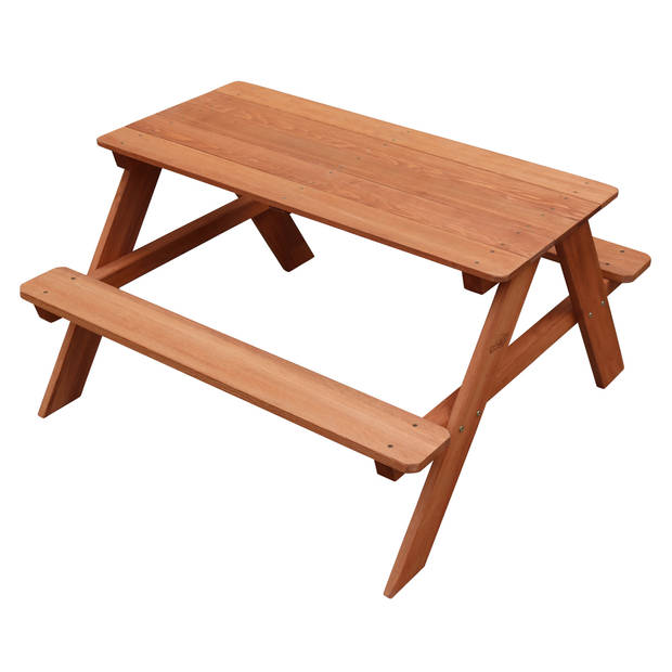 AXI Dave Picknicktafel voor kinderen in bruin Picknick tafel van hout