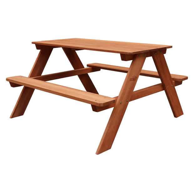 AXI Dave Picknicktafel voor kinderen in bruin Picknick tafel van hout