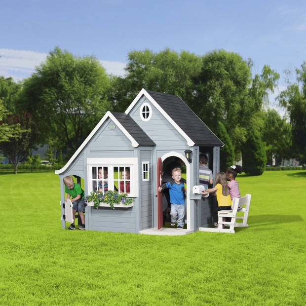 Backyard Discovery Spring Cottage speelhuis hout Speelhuisje voor buiten in de tuin