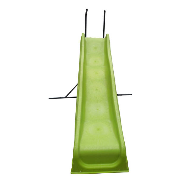 AXI Vrijstaande Glijbaan 220cm in Limoen groen & antraciet Glijbaan van Metaal & Kunststof
