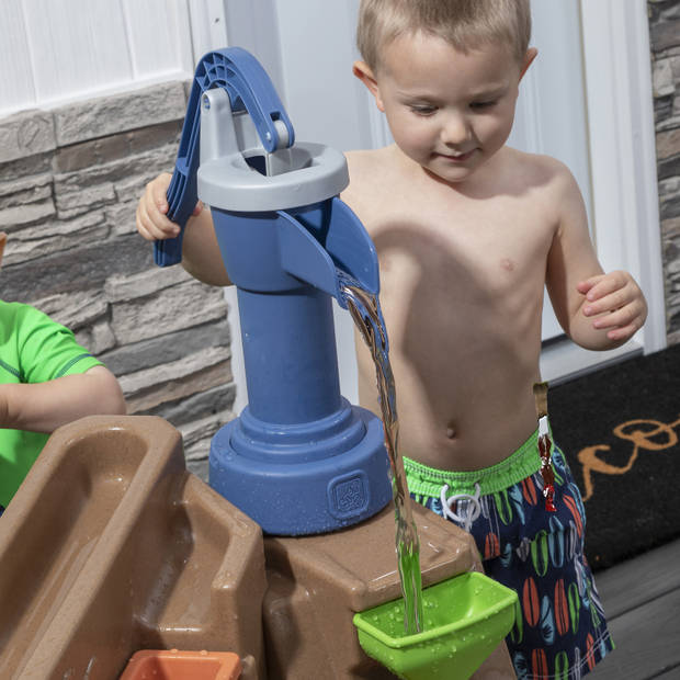 Step2 Pump & Splash Discovery Pond water speelgoed voor kinderen Watertafel voor de tuin / buiten met watermolen