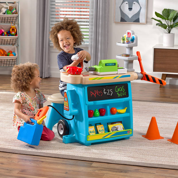 Step2 Stop & Go Market Speelgoedwinkeltje voor kinderen incl. accessoires Speelgoed winkel / marktkraam met