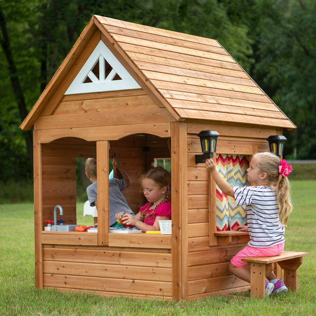 Backyard Discovery Aspen speelhuis hout Speelhuisje voor buiten in de tuin