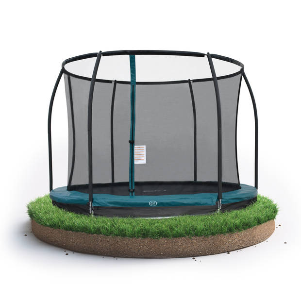 AXI Boston Trampoline met veiligheidsnet Ø 305 cm Groen Inground & Onground op palen