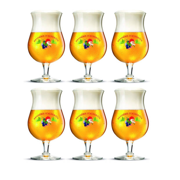 La Chouffe Bierglazen - 250 ml - 6 stuks