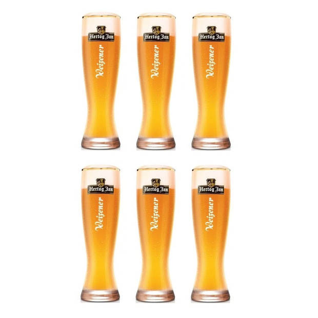 Hertog Jan Bierglazen Weizen - 300 ml - 6 stuks