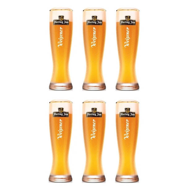 Hertog Jan Bierglazen Weizen - 300 ml - 6 stuks