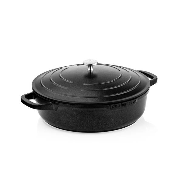 Westinghouse Hapjespan Performance - Blissful Black - ø 28 cm / 4.1 liter - standaard anti-aanbaklaag