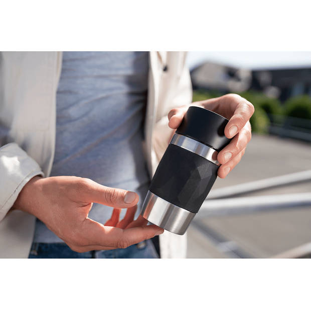 Emsa Thermosbeker Travel Mug Compact Zwart 300 ml