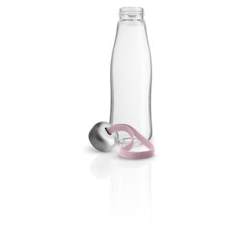 Eva Solo - Drinkfles 500 ml Glas Rose Quartz - Borosilicaatglas - Transparant