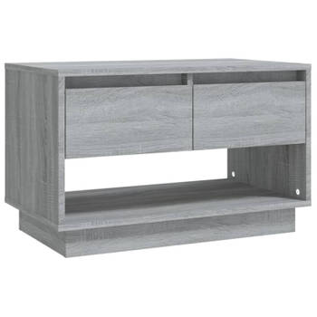 vidaXL Tv-meubel 70x41x44 cm spaanplaat grijs sonoma eikenkleurig