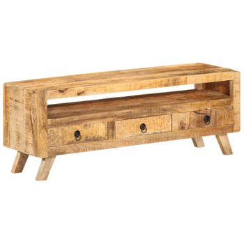 vidaXL Tv-meubel 110x30x40 cm massief mangohout