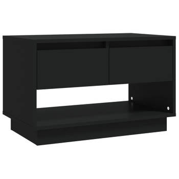 vidaXL Tv-meubel 70x41x44 cm bewerkt hout zwart