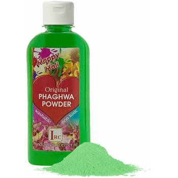Holi Poeder - Festival Kleurpoeder - Phaghwa Powder - In Spuitfles - Groen - 2 Stuks
