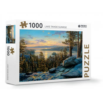 Rebo Productions legpuzzel Lake Tahoe Sunrise 1000 stukjes