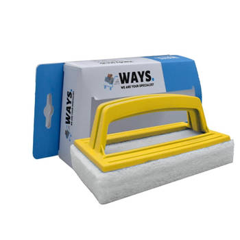 WAYS - Zwembad Onderhoud - Scrubborstel - 15 x 9 x 8 cm - Handy Scrub