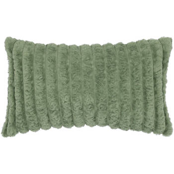 Blokker kussen Urban Ridge groen 30x50cm