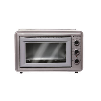 Blokker Swiss Pro+ Elektrische oven grijs 1500W 35L aanbieding