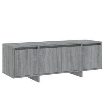 vidaXL Tv-meubel 120x30x40,5 cm bewerkt hout grijs sonoma eikenkleurig