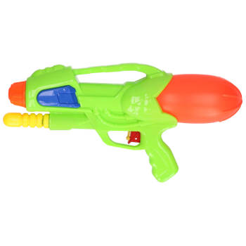 1x Waterpistolen/waterpistool groen van 30 cm kinderspeelgoed - Waterpistolen