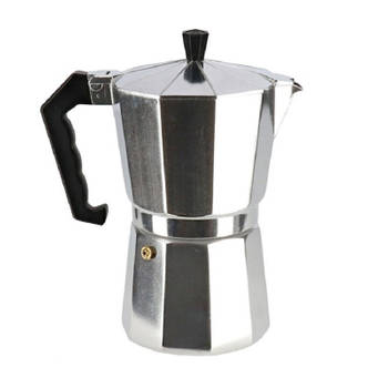 Aluminium moka/koffiemaker voor 3 kopjes espresso 14,5 cm - Percolators