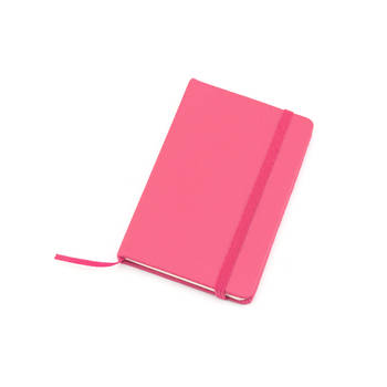 Notitieblokje harde kaft roze 9 x 14 cm - Notitieboek