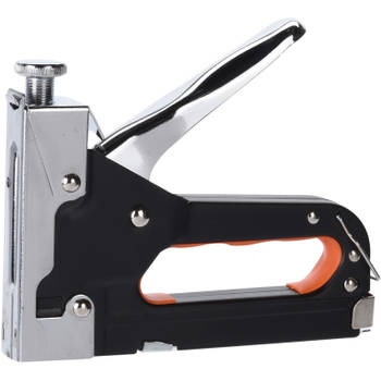 Professionele mechanische nagel nietpistool/ hand tacker inclusief set nietjes 20 cm - Nietmachine