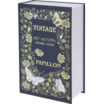 Kluis in boek / Vintage Papillon boek verstopplek - Kluizen
