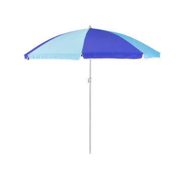 Blokker AXI Parasol ?165 cm voor kinderen in blauw Compatibel met AXI picknicktafels watertafels & zandbakken aanbieding