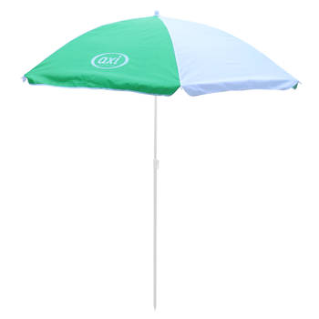 AXI Parasol ?125 cm voor kinderen in groen & wit Compatibel met AXI picknicktafels, watertafels & zandbakken