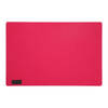 Rechthoekige placemat met ronde hoeken polyester fuchsia roze 30 x 45 cm - Placemats