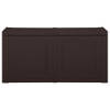 The Living Store Opbergbox 86x40x42 cm - 85L - Bruin - PP