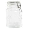 Voorraadpot/weckpot 710 ml glas met metalen beugelsluiting - Weckpotten