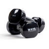 WAYS. Dumbbells - 2 x 3 KG - Vinyl - Zwart