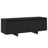 vidaXL Tv-meubel 120x30x40,5 cm bewerkt hout zwart