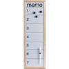 Magnetisch whiteboard/memobord incl. accessoires 20 x 60 cm - Whiteboards