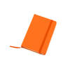 Notitieblokje harde kaft oranje 9 x 14 cm - Notitieboek