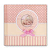 Fotoboek/fotoalbum Matilda baby meisje met 30 paginas roze 31 x 31 x 3,5 cm - Fotoalbums