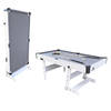 Cougar Hustle L Pooltafel 5ft inklapbaar in wit / grijs Inklapbare biljarttafel incl. accessoires